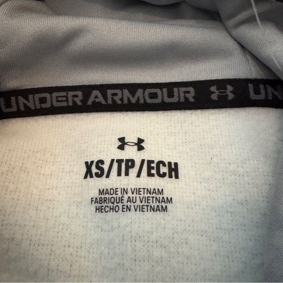 NEW Auburn University Under Armour XS Light Gray Hoodie Sweatshirt War Eagle - Picture 6 of 8